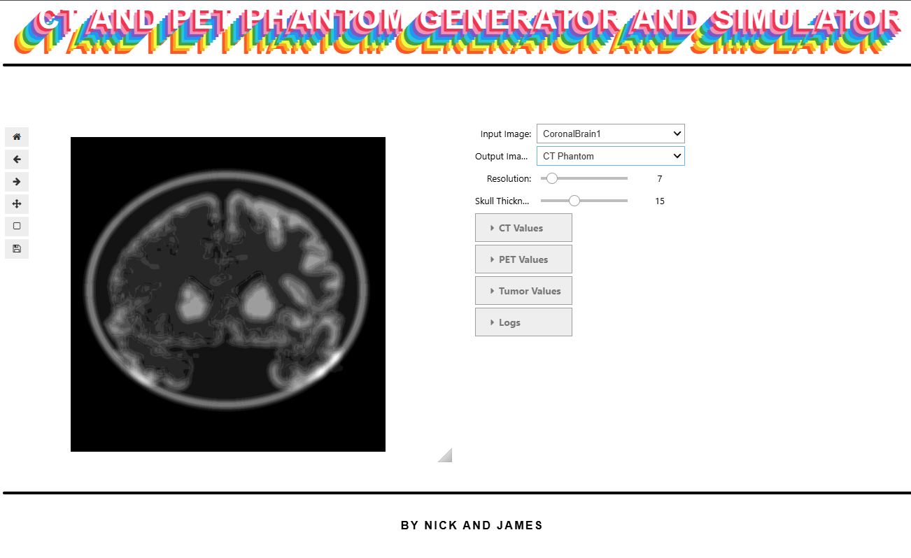PET/CT Brain Phantom Simulator